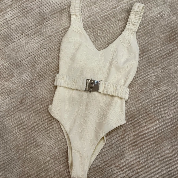 DEVON WINDSOR Other - Devon Windsor White One Piece Swimsuit